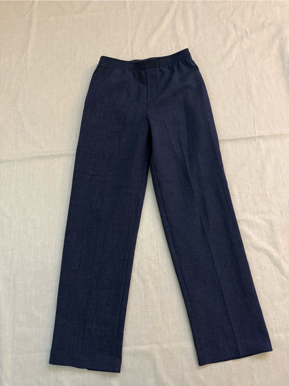 Izod Women's Navy Straight-Leg Chino Pants